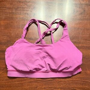 Lululemon Athletica Magenta Sports Bra